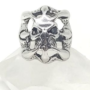 Demon Claw Skull Steel Badass Biker Ring.